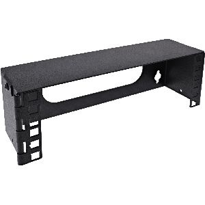 InLine® 10 Mini Rack zur Wandmontage, 2HE, 7,6cm Tiefe, schwarz 10102A