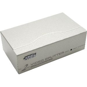ATEN VS92A Video-Splitter S-VGA 2-fach Monitor-Verteiler, 350Mhz 57722A