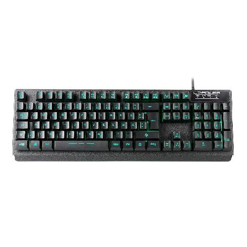 LC-Power LC-KEY-4B-LED Beleuchtete LED-Tastatur DE, USB, schwarz 55581I