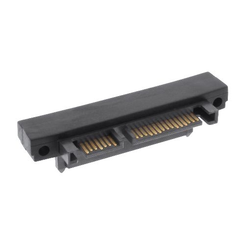 InLine® SATA Adapter Stecker / Buchse, 22pol (15+7), abwärts gewinkelt 27700G