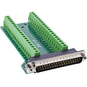 InLine® D-Sub 37 Terminalblock, Stecker, 2-reihig, Schraubklemme, seitlich 92502J