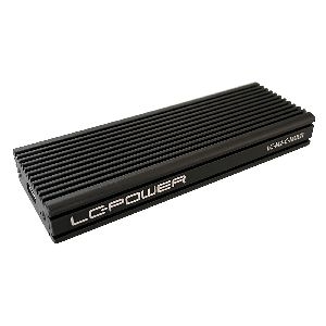 LC-Power LC-M2-C-MULTI M.2-SSD-Gehäuse (NVMe &amp; SATA), USB 3.2 Gen.2x1, schwarz 00077B