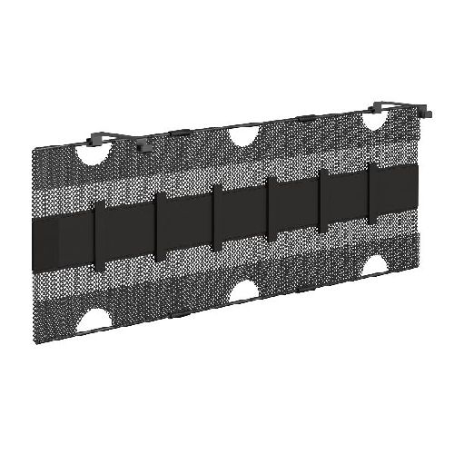 InLine® Ablagenetz für Untertisch-Montage mit Klettlaschen, schwarz 23199E