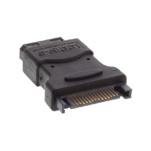 InLine® SATA Stromadapter, 1x 13,34cm (5,25) Stecker an 15pol SATA Buchse 29677