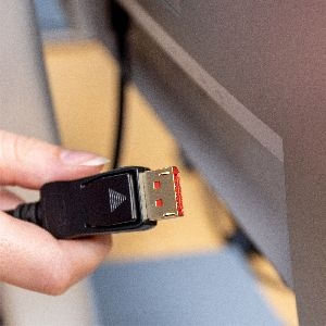 InLine® DisplayPort 1.4 Kabel, schwarz, vergoldete Kontakte, 0,5m 15355
