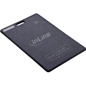 InLine® Wallet Finder, smarte Karte für die Geldbörse, Qi-Aufladung,100mAh, IPX5 40080K