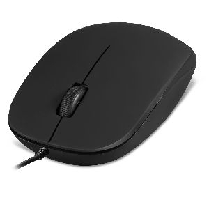 Perixx PERIMICE-201 P B, Kabelgebundene optische Maus, PS/2-Kabel, schwarz 57142A