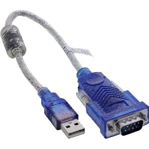 InLine® USB zu Seriell Adapterkabel mit Ferrit, Stecker A an 9pol Sub D Stecker 33304X