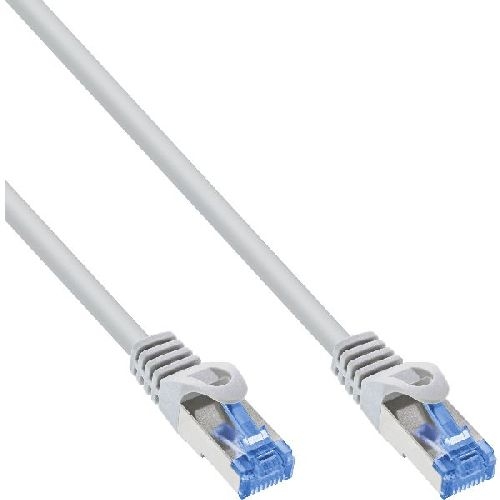 100er B-Pack InLine® Cat.6A S/FTP LSZH Patchkabel, CCA, weiß, 0,50m B-72655W