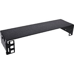 InLine® 10 Mini Rack zur Wandmontage, 1HE, 7,6cm Tiefe, schwarz 10101A