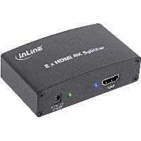 InLine® HDMI Splitter/Verteiler, 2-fach, 4K2K kompatibel 65009
