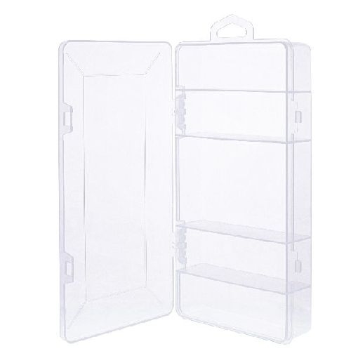 InLine® Kleinteilebox, 5 Fächer, Abmessungen: 206x107x33mm, transparent 43009J