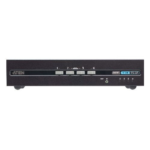 ATEN CS1144D4 4-Port KVM Secure Switch mit USB 4K DVI Dual-Display (PSD PP v4.0) 61615L