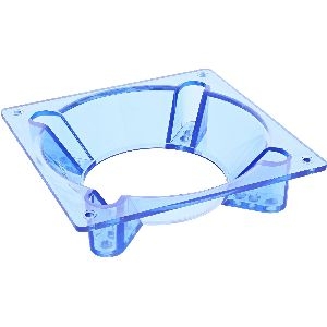 InLine® Lüfteradapter, 120mm auf 70/80/90mm, für CPU-Kühler, Acryl 36011