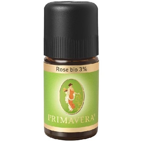 PRIMAVERA® ätherisches Öl Rose bio 3% Duftmischung, 5 ml 22445E