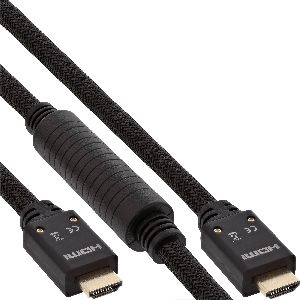 InLine® HDMI Aktiv-Kabel, HDMI-High Speed mit Ethernet, 4K2K, ST/ST, 20m 17520A