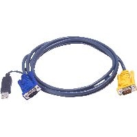 ATEN 2L-5202UP KVM Kabelsatz, VGA, PS/2 zu USB, Länge 1,8m 60692B
