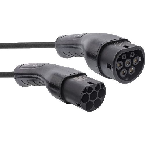 InLine® EV Autoladekabel Typ2, 11 kW, 3-phasig, 2,5 m 16272I