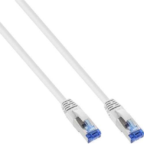 70er B-Pack InLine® Patchkabel, S/FTP (PiMf), Cat.6A, LSZH, CU, weiß, 1m B-76811W