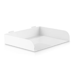 InLine® Slatwall Ablage groß, weiß 23182B