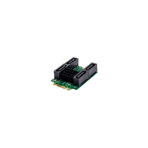 InLine® Schnittstellenkarte M.2 Key B+M zu 4x SATA Stecker, RAID, HyperDuo 76660U