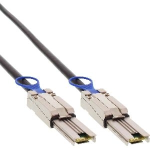 InLine® SAS Anschlusskabel, Mini-SAS SFF-8088 an Mini-SAS SFF-8088, 2m 27623C