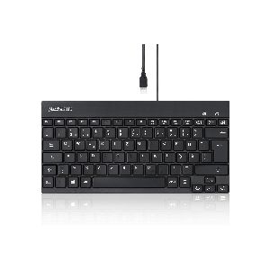 Perixx PERIBOARD-426, DE, kabelgebunden, USB Mini Tastatur mit flachen Tasten 57150D