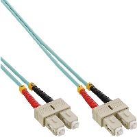 InLine® LWL Duplex Kabel, SC/SC, 50/125µm, OM3, 0,5m 83555O