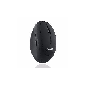 Perixx PERIMICE-719, kleine ergonomische Maus, Rechtshänder, schnurlos, schwarz 57142E