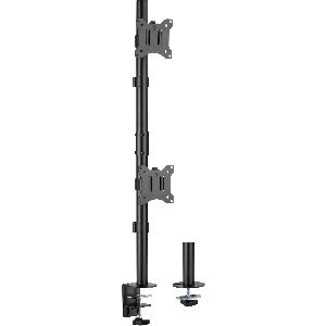 InLine® Tischhalterung, für 2x LCD-/LED-Display bis 81cm (32&quot;), max. 9kg 23108F