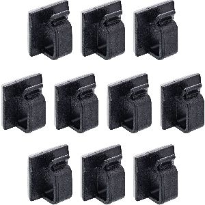 10er Pack InLine® Kabelmanager Klebesockel M, Nylon, 3M-Klebepad, schwarz 59971E