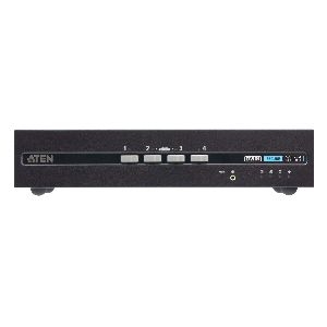 ATEN CS1144D4 4-Port KVM Secure Switch mit USB 4K DVI Dual-Display (PSD PP v4.0) 61615L