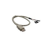 InLine® USB 2.0 Adapterkabel, Buchse A auf Pfostenanschluss, 0,40m 33440B