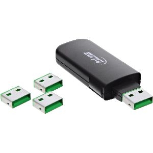 InLine® USB Portblocker, blockt bis zu 4 Ports 55723