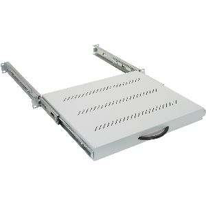 Triton RAC-UP-X19-A1 19&quot; Fachboden 1HE ausziehbar, 650mm, 50kg, grau 01961H