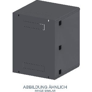 Triton RBA-18-AD5-BAX-A1 19&quot; Wandschrank 18HE, 600x515mm, zweiteilig, schwarz 01918X