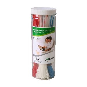 InLine® Kabelbinder-Set, 300 Stück 59978C