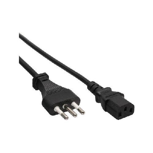 InLine® Netzkabel, Netzstecker Italien auf Kaltgerätestecker C13, 3,0m 16653I