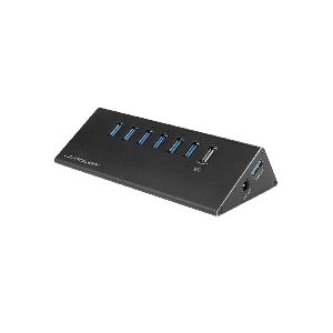 LC-Power LC-HUB-ALU-2B-7, 6-fach USB 3.0-Hub, Aluminium 33393E