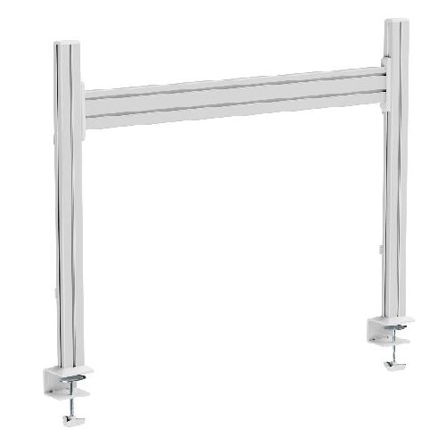 InLine® Slatwall Tischhalterung, Panel Aluminium 1m inkl. 2 Stützen 0,86m 23181F