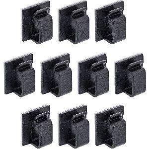 10er Pack InLine® Kabelmanager Klebesockel XL, Nylon, 3M-Klebepad, schwarz 59971F