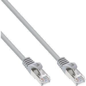 70er B-Pack InLine® Patchkabel, SF/UTP, Cat.5e, grau, 1m B-72511