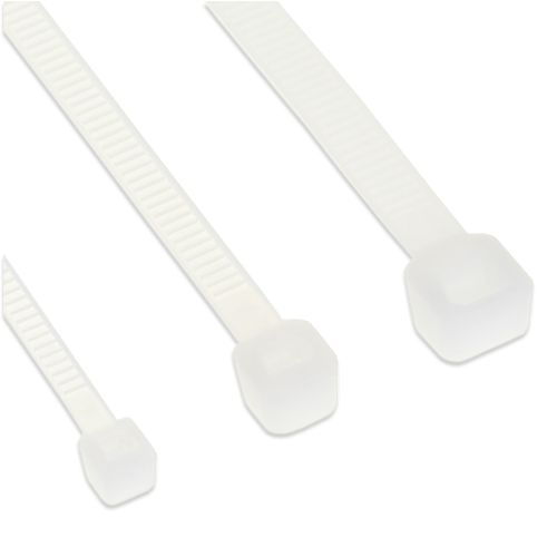 InLine® Kabelbinder, Länge 400mm, Breite 4,8mm, natur, 100 Stück 59964N