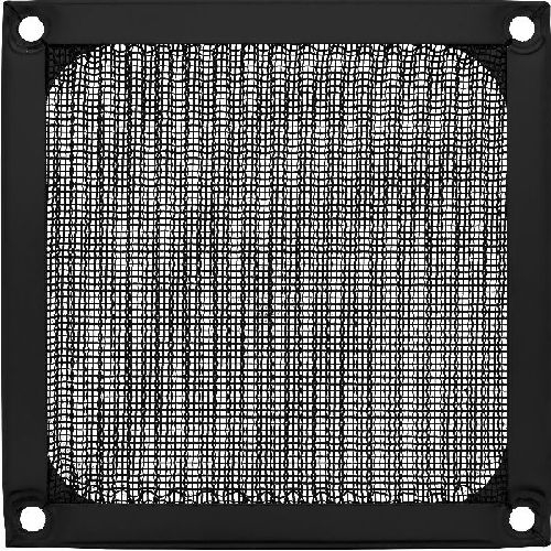 InLine® Lüftergitter, Aluminium Filter, 92x92mm, schwarz 33379S
