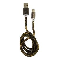 LC-Power LC-C-USB-TYPE-C-1M-5 USB A zu USB-C Kabel, Camouflage grün, 1m 31333D