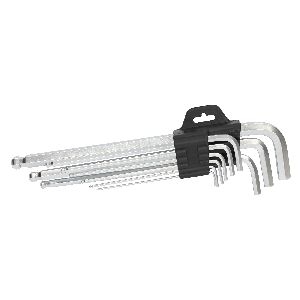 InLine 43085 InLine® Sechskant Schlüssel-Set, lang, 9-teilig