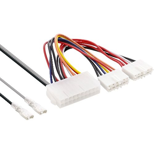 InLine® Stromadapter intern, 20pol ATX-NT zu P8/P9 AT-Mainboard + Schalter 26641S
