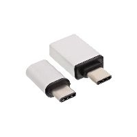 InLine 35809 InLine® USB OTG Adapter-Set, Typ-C Stecker an Micro-USB oder USB 3.0 A Buchse