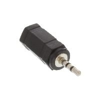 InLine® Audio Adapter, 2,5mm Klinke Stecker zu 3,5mm Buchse, Stereo 99308