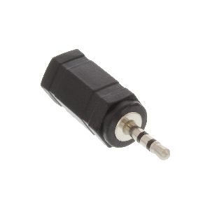 InLine® Audio Adapter, 2,5mm Klinke Stecker zu 3,5mm Buchse, Stereo 99308